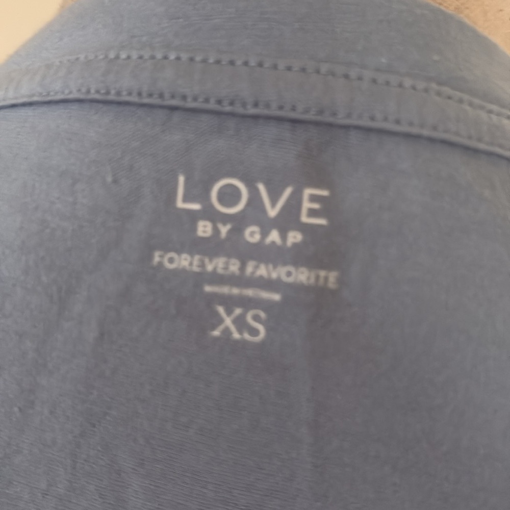 Gap blue XS pajama dress soft stretchy 1020 - Picture 3 of 4